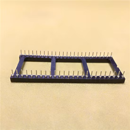 2.54mmピッチコネクタ 50pinストレート端子 W=22.86mm H=3mm ICソケット